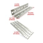 2pcs 80   15  6000lbs Car Trailer Ramps Truck Hook End Knife 1 Pair  Aluminum