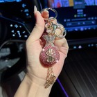 Gift Crystal Rhinestone Bag Keychain 2pcs Bag   Purse Charm   Backpack Key Ch