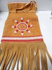 Mid Century Plains Cree Indian Pony Beaded Tobacco Bag   Pouch - Clean  