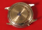 Vintage Bulova Accutron N1 Silver Tone Original Case Blue Dial Crystal Nos Rare