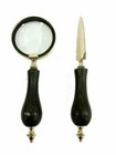 Brass Antique Magnifying Glass With Stand  Letter Nautical For Desk Decor