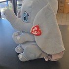 Ty Beanie Buddies Disney Dumbo Gray Elephant Plush Stuffed Animal 1998 Vintage