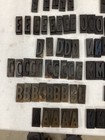 Vintage Typeset Printing 1 5 8  Letters Stamp Rubber-various Letters-174 Total