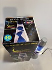 2000 Lava Lite Custom Blue Silver Streak Lava Lamp - Blue   Clear