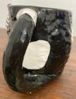 Cat Mug Black And White Ceramic 3-d Cat A Couple Small Chips As Shown