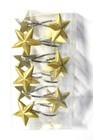 Gold Farmhouse Star Anti-rust Shower Curtain Hooks New 12 Shower Curtain Rings