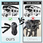 Wider 3 3m 10 83ft Travel Trailer Cover 210d Oxford Cloth 36 X 10 8 Ft Gray