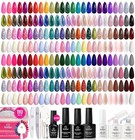 Beetles 100 Colors Gel Nail Polish Set 119 Pcs Kit All Season Cat Eye Glitter
