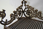 Antique Victorian Gothic Fireplace Grate cooking Grate