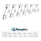 50pcs Quick Connection Clip Stainless Steel Fishing Swivels Fast Nice Snaps 