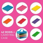 Salon Heatless Flexible Hair Rollers Curlers 42-pack 7  Soft Foam Curling Rods