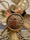 Antique Emerson 8  Fan Type 19644 With Brass Blade   Cage  Works On All Speeds 