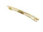 Vintage Collar Bar Clip Slide On Style Gold Tone Classic Men s Suit Accessory