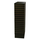 Black 12   X 12   X 54   Revolving Slatwall Floor Display Rotating 4 Sided