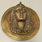 P e  Guerin Ny Egyptian Pharaoh Bust Brass Wall Plaque 7    Egypt
