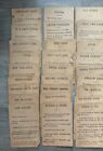 Vintage Late 1800   s Drink Lion Coffee Cards Lot Of 47 Facts Statesmen History