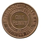 Vintage Masonic Abington Chapter No  245 - Jenkintown  Pa - Rb - Ec 10144