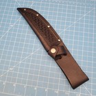 Unbranded Fixed Blade Knife Sheath Black Leather Belt Pouch Case 10 x5 