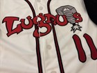Lansing Lugnuts Game Used Baseball Jersey Xl Milb Minor League Oakland Athletics
