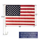 12 Pack  Us American Usa Patriotic Window Clip Car Flag 17  X 12 