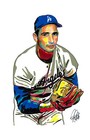 Sandy Koufax Los Angeles Dodgers Baseball Poster Print Wall Art 11x17