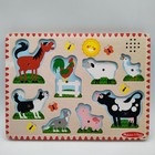 Melissa And Doug Wooden Sound Puzzle - Farm Animals - 2023 - Tested And Works 