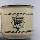 Vintage New Hampshire Live Free Or Die Mug Bear Graphic Speckled