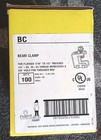 New- 100 Count- Nvent Caddy Bc Beam Clamps 1 4   -20  10-24 Threads 3 8 Holes