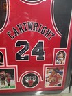 Bill Cartwright Signed   Framed Chicago Bulls Jersey Jsa Coa 4x Nba Champ Auto  