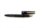 Osmiroid 65 Black Fountain Pen Vintage Made In England Be Gold Toned Nib