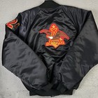 Vintage Softball Jacket Anheuser Busch Coat Snap Button Beer League Xl Usa Made