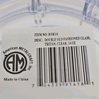 12 American Metalcraft 14 Oz Sanibel Clear Double Old Tritan Plastic Glass Bsr14