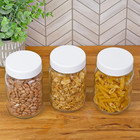 Regular Mouth Plastic Mason Jar Lids  Unlined  24-pack   Standard Size 70-450 Wh