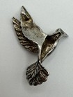 Small Silver Tone Metal Hummingbird Figurine Miniature Bird Decor Unbranded