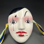 Vintage Mardi Gras Mask - Ceramic Wall Hanging