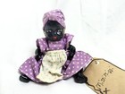 Vintage Ceramic Jointed Black Baby Dolled 5  Mississippi Americana Folk Art