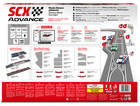 Scx 1 32 Scale  advance 2 0 Touring Series Slot Car Set With Lights  E10539