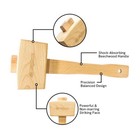 16 Oz Beech Wood Carving Carpenters woodworking Mallet 5   top Head  - 26016