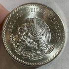 1948 Mexico 5 Peso  Choice Bu Silver Coin