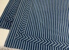 Ralph Lauren Standard Pillow Shams  Set Of Two  Navy Blue   White Stripes