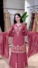 Salwar Kameez Indian Pakistani Wedding Party Wear Dress Bollywood Sharara Plazzo