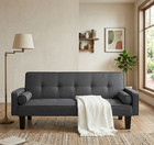 Convertible Sofa Bed Futon Sleeper Couch Folding Recliner Small Space Loveseat