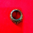 Old Vintage Indo-persian Mughal Ottoman Gold Damascened Archer Thumb Ring