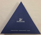 Swarovksi Crystal 2009 Christmas Holiday Ornament With Inner   Outer Box