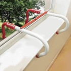 Fire Escape Ladder 5 6 Story Portable Emergency 50ft  Red   Sliver