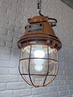 Vintage Factory Explosion-proof Lamp Industrial Bunker Light Original Eow German