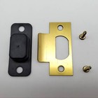 5x Schlage T-strike Door Strikes 10-001 Square Corner Bright Brass 605 New Nos