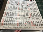 1967 Northern Pacific Railway Calendar Poster Large 42   x26    Bright Graphics 