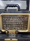1955 Zenith Trans Oceanic Wave Magnet Tube Radio Model T600 W book Works-static