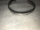 Mexican Sterling Silver Ornate Cuff Bracelet Circumference 5 1 2 Gap 1 1 4 Nice